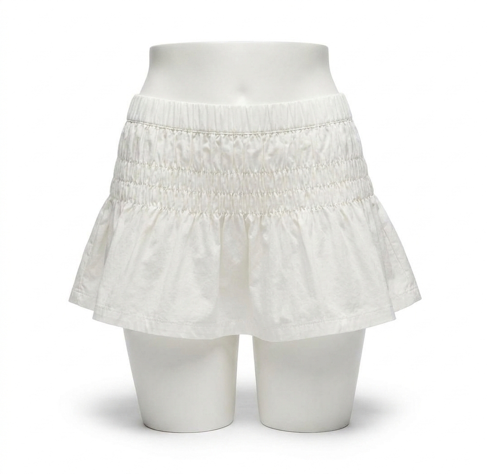 NEW FREE PEOPLE tennis game skort in white